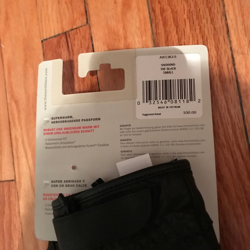 The north face ( leather groves )